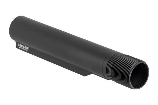 Geissele Automatics MIL-SPEC premium grade buffer tube is threaded for the AR-15 and AR-308 pattern rifles and carbines